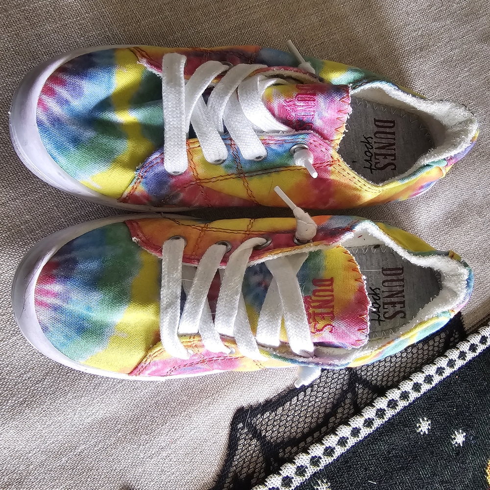 Dunes Colorful Tie-Dye Sneakers